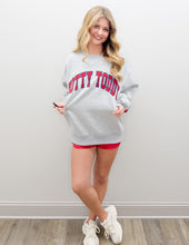 Load image into Gallery viewer, Lulu Mac HOTTY TODDY Sweatshirt in Light Grey