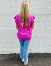 Load image into Gallery viewer, How Forever Feels Ribbed Top Magenta