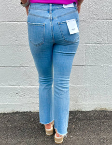 Stargazing High Rise Crop Flare Jeans