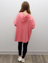 Load image into Gallery viewer, Free People Hot Shot Hooded Layer Coddy in Hibiscus