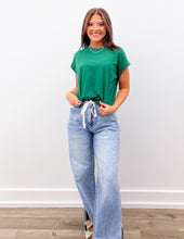 Load image into Gallery viewer, Take My Hand Waist Strap Side Slit Jeans