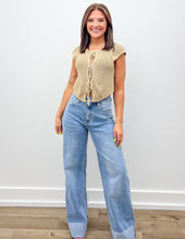 Load image into Gallery viewer, You Never Know 90&#39;s Stretch Cuffed Hem High Rise Jeans