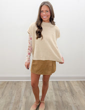 Load image into Gallery viewer, Doesn't Add Up High Waisted Suede Mini Wrap Skort
