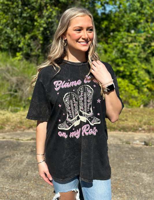 Blame It All On My Roots Graphic Tee