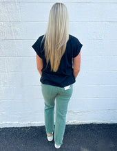 Load image into Gallery viewer, Every Little Step Distressed Jeans Olive