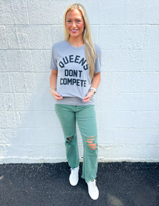 VB Queens Don't Compete SS Tee