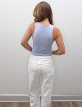 Load image into Gallery viewer, The Best of Me Basic Round Neck Tank in Dusty Blue
