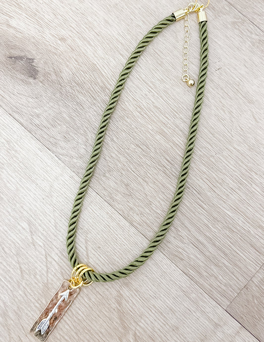 Sweet Times Large Green Cord with Arrow