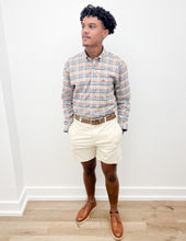 Load image into Gallery viewer, Coastal Cotton Woven Sport Shirt in Harvest Gingham
