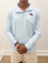 Load image into Gallery viewer, Ole Miss Hotty Toddy Script Stripe 1/4 Zip Pullover