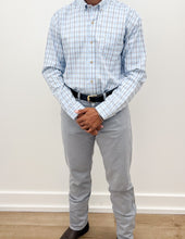 Load image into Gallery viewer, Coastal Cotton Twill Sport Shirt in Bay Blue