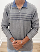 Load image into Gallery viewer, Vineyard Vines Saltwater Quarter Zip in Gray Harbor