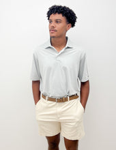 Load image into Gallery viewer, Southern Marsh Marin Headlands Performance Polo in White &amp; Gray