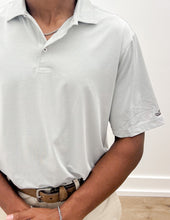 Load image into Gallery viewer, Southern Marsh Marin Headlands Performance Polo in White &amp; Gray