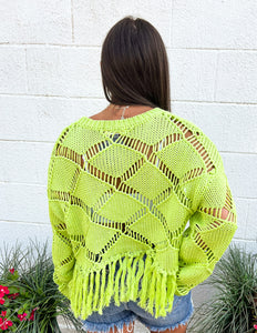 Never Ending Moment Fringe Top