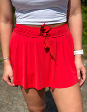 Load image into Gallery viewer, Love Me Like You Do Athletic Skort Red