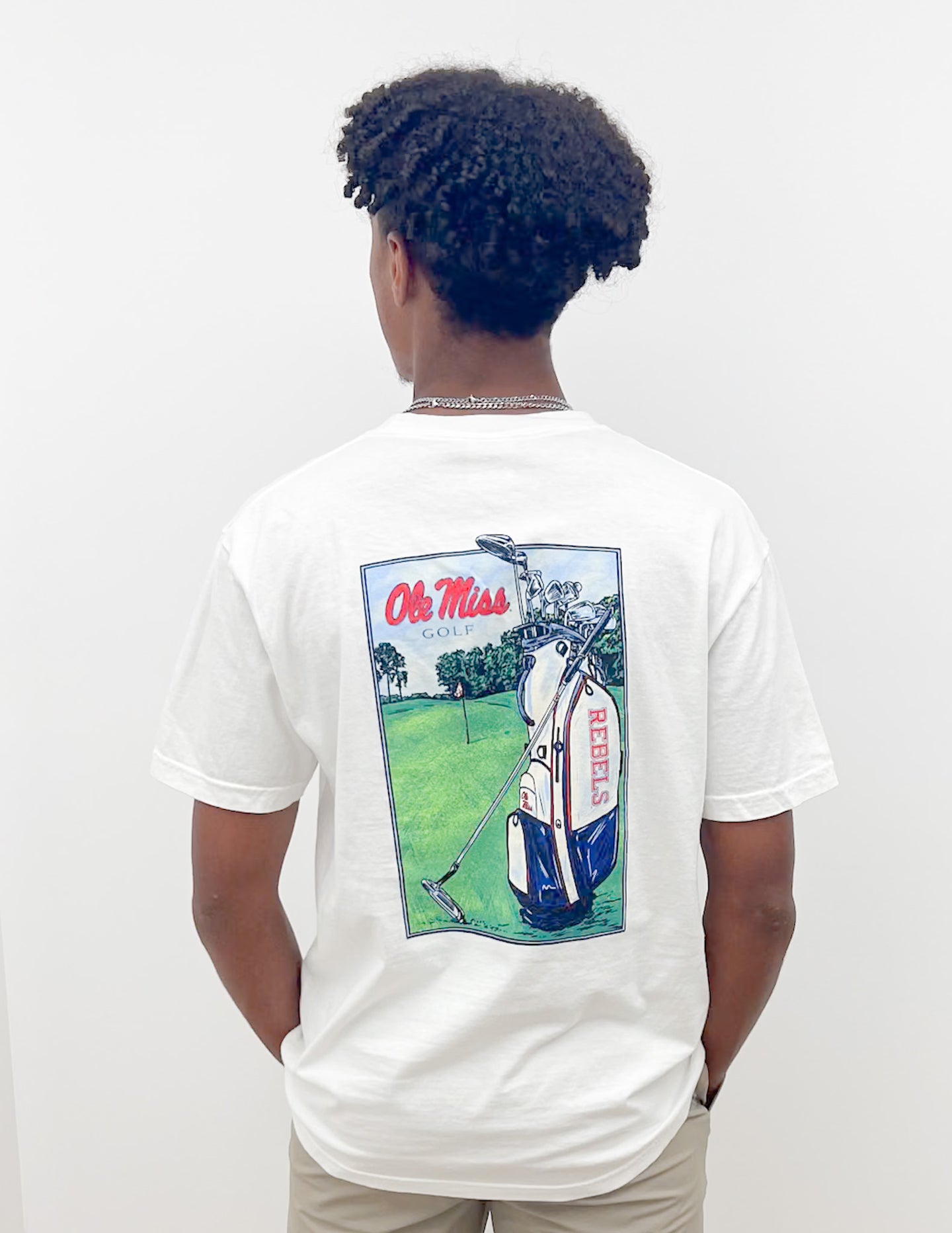 Ole Miss Rebels Cart Bag SS Tee