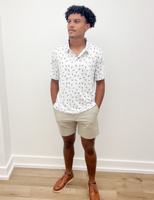 Burlebo Performance Polo in Ducks and Shells