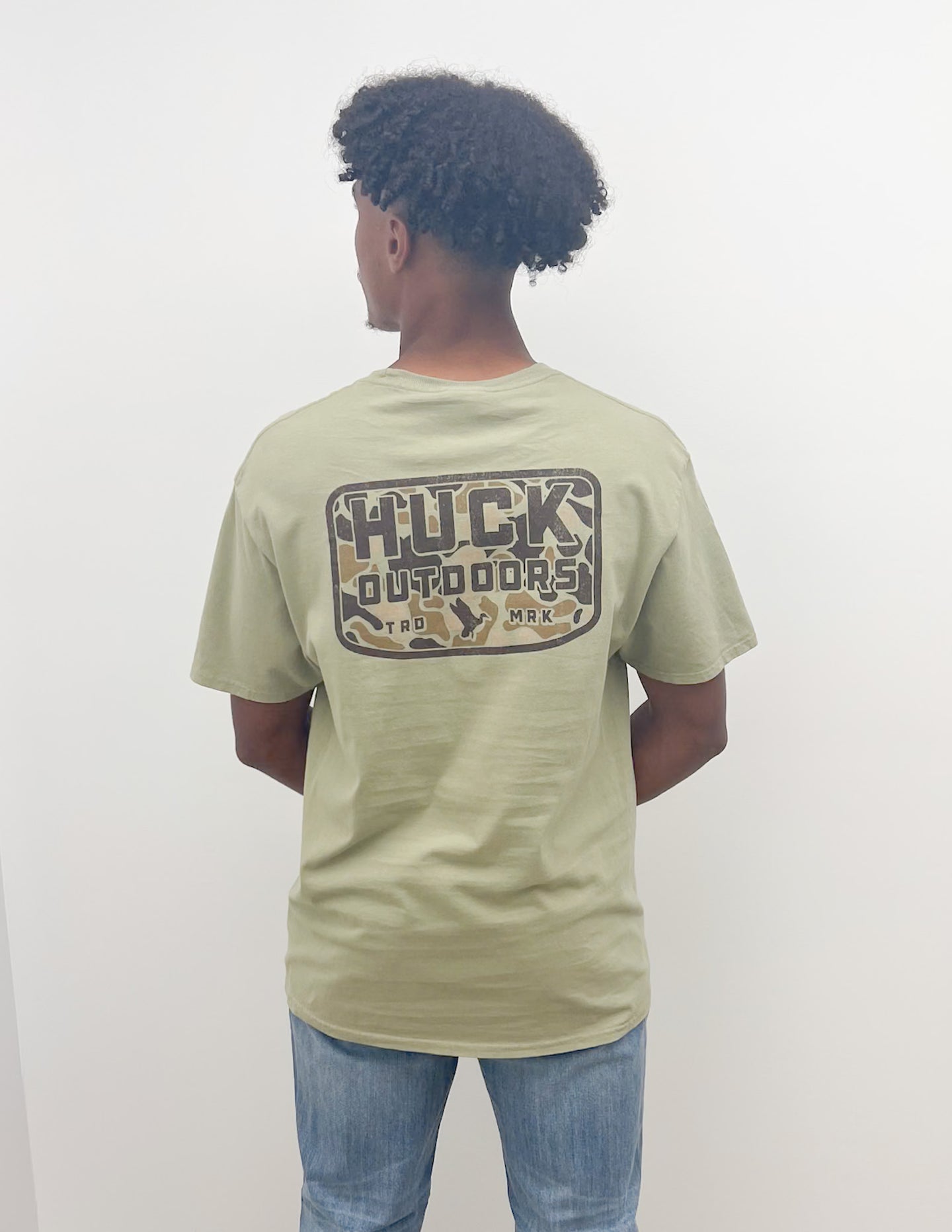 Huck Slough Camo Patch SS Tee