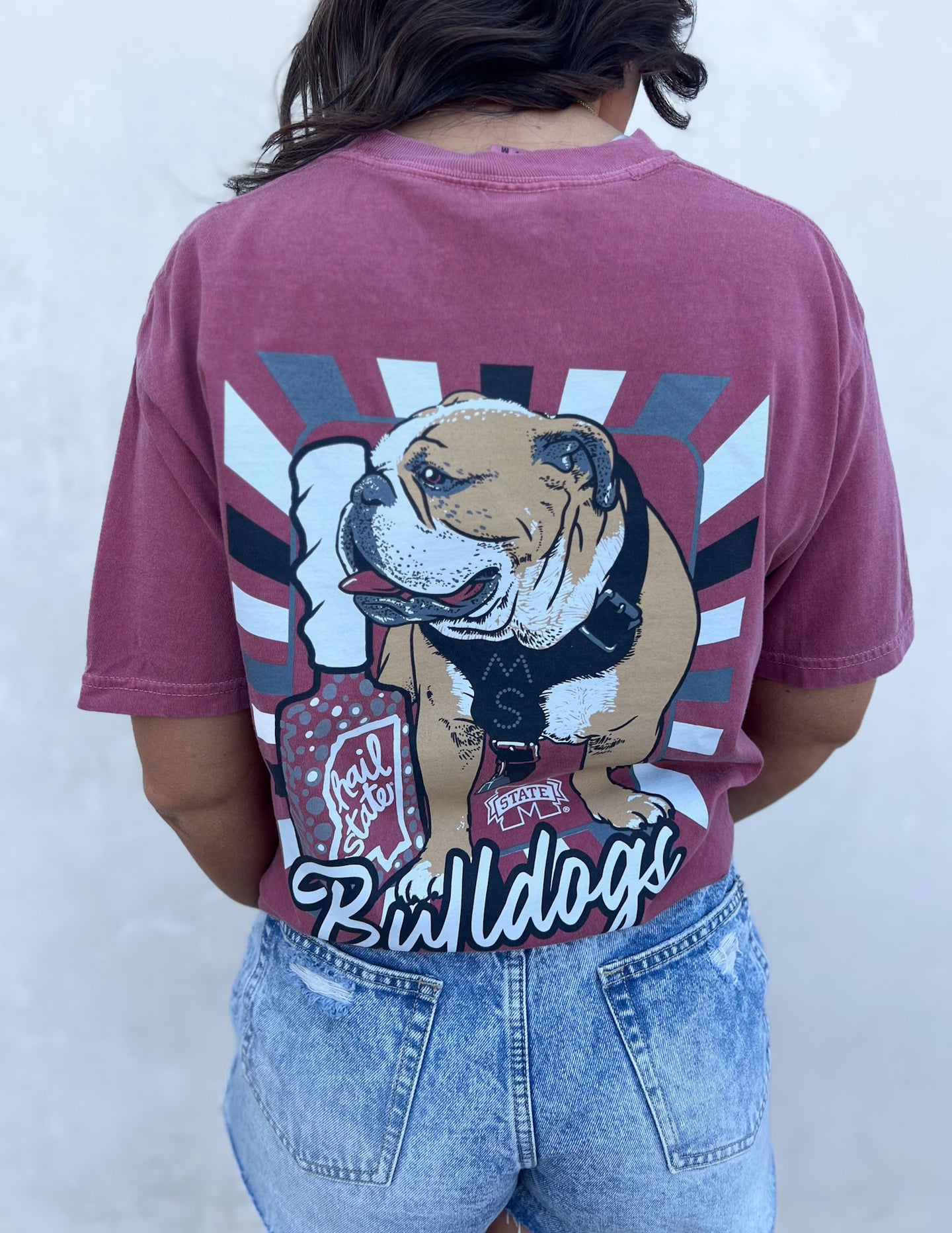 Mississippi State Bulldogs Mascot Frame SS Tee