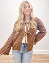 Load image into Gallery viewer, It&#39;s Time To Go Front Tie Knit Sweater Top