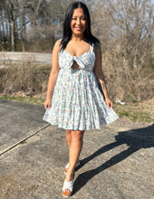 Load image into Gallery viewer, Flowers In My Hair Front Keyhole Babydoll Dress