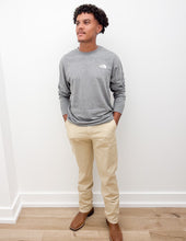 Load image into Gallery viewer, The North Face Men’s Evo Box NSE Reg LS Tee in TNF Mid Grey