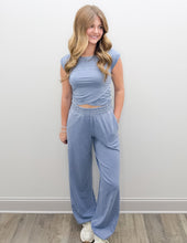 Load image into Gallery viewer, Free People Hot Shot Crossover Set in Blue Ash