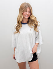 Load image into Gallery viewer, Free People Heather Colorblock Tackle Tee