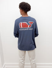 Load image into Gallery viewer, Vineyard Vines Football Whale Long Sleeve Tee