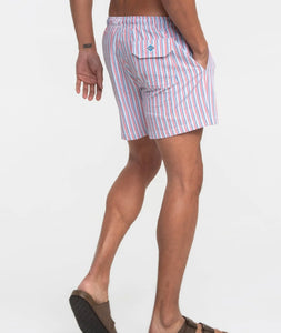 Southern Shirt Co. Men's Clubhouse Seersucker Swim Shorts