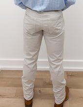 Load image into Gallery viewer, Coastal Cotton Stone Grey Stretch Twill Five Pocket Pants