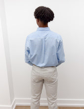 Load image into Gallery viewer, Vineyard Vines Tobago Check Saltwater Wash Shirt in Jake Blue