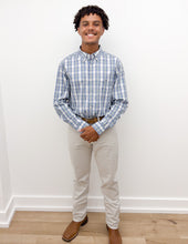 Load image into Gallery viewer, Coastal Cotton Stone Grey Stretch Twill Five Pocket Pants