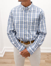 Load image into Gallery viewer, Vineyard Vines Washashore Plaid Perfect Wash Shirt in Dune Grass
