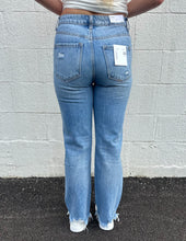 Load image into Gallery viewer, Watch It Burn 90&#39;s Vintage Super High Rise Flare Jeans