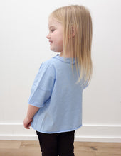Load image into Gallery viewer, Local Girl Youth Boxy Crop SS Tee in Periwinkle