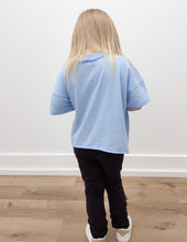 Load image into Gallery viewer, Local Girl Youth Boxy Crop SS Tee in Periwinkle