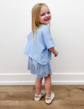 Load image into Gallery viewer, Local Girl Youth Boxy Crop SS Tee in Periwinkle