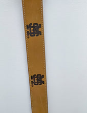 Load image into Gallery viewer, Crazyhorse MS Baseball Light Brown Stitch Leather Embossed Belt
