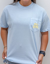 Load image into Gallery viewer, Old Row Amateur Golfer SS Pocket Tee in Chambray