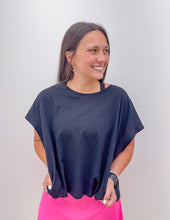 Load image into Gallery viewer, Fly With You Open Back Top in Black