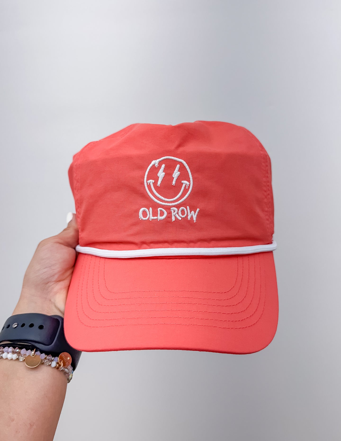 Old Row Smiley Nylon Hat