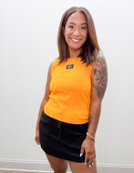 Lulu Mac DD Solid Tank Tops in TN Orange