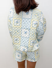 Load image into Gallery viewer, It's Quitting Time Patchwork Pullover/Short Set