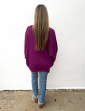 Load image into Gallery viewer, Take Me Back Side Slit Oversized Sweater