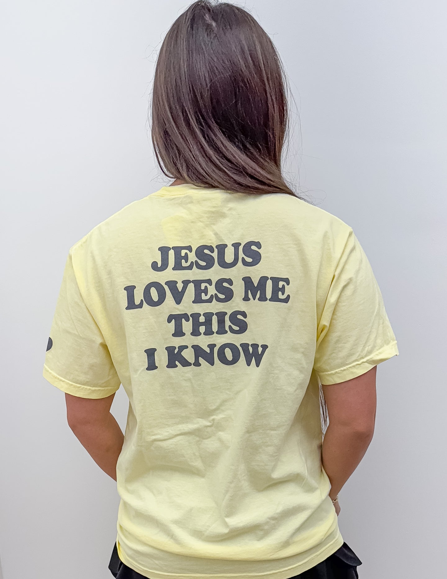 The Addyson Nicole Company Jesus Loves Me This I Know in Banana