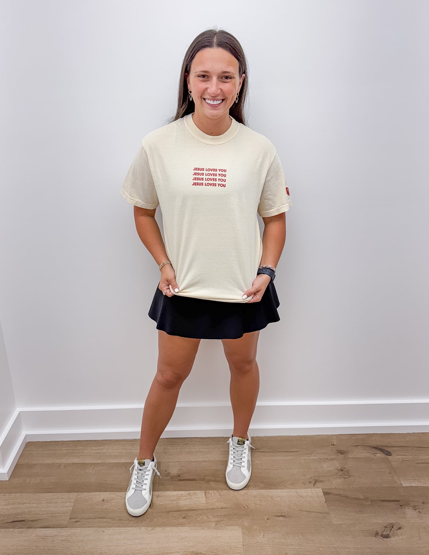 The Addyson Nicole Company Jesus Loves You in Ivory