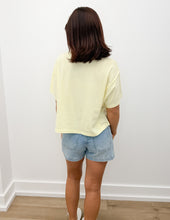 Load image into Gallery viewer, Over It Boxy Henley SS Top