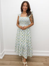 Load image into Gallery viewer, Somethings Never Change Floral Pattern Midi Dress